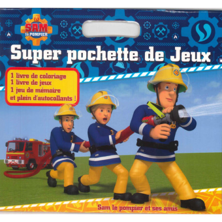 Sam le Pompier Super pochette de jeux - Maxikids